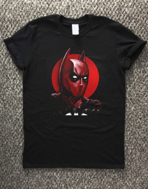 Bat D Deadpool Unisex Tshirt