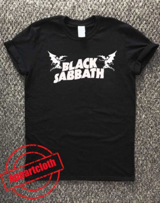 T-Shirt Black Sabbath Wavy Logo - Sizes: Small