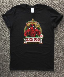 DEADLY TACOS Deadpool Unisex Tshirt
