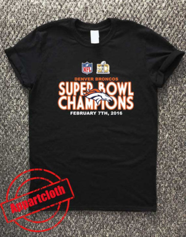 broncos championship shirt 2016