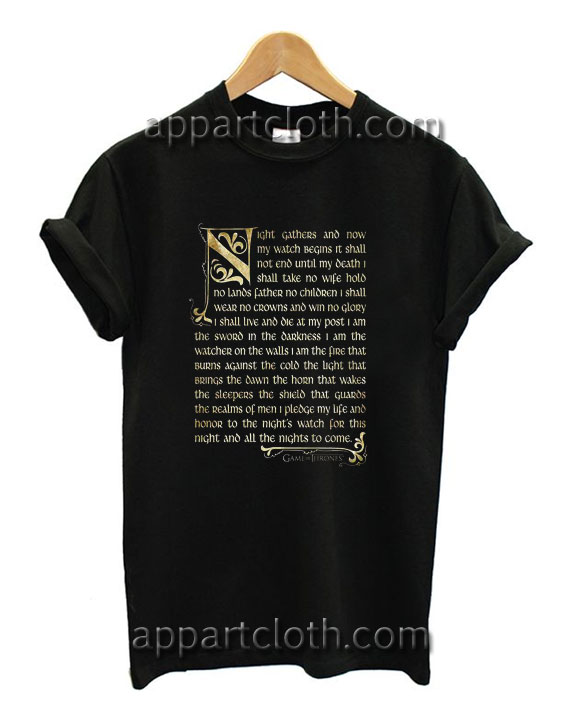 Game of Throne Quote Unisex Tshirt