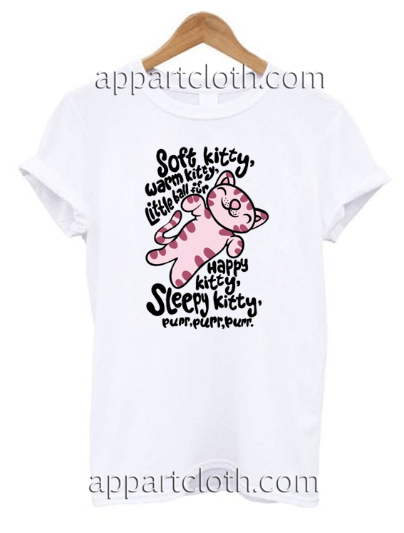 Sleepy Kitty Soft Cute Kitty Animal Unisex Tshirt