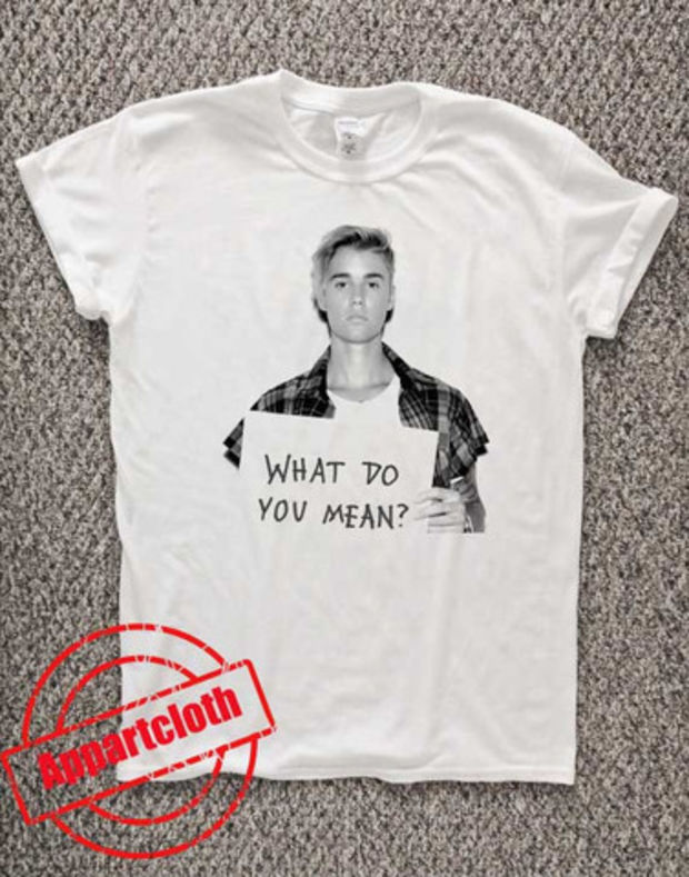 justin bieber what do you mean Unisex Tshirt