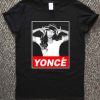 Beyonce Yonce Obey Style Unisex Tshirt