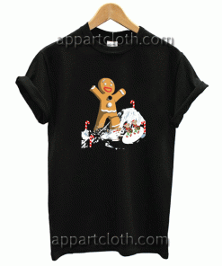 Giant Gingerbread Christmas Unisex Tshirt