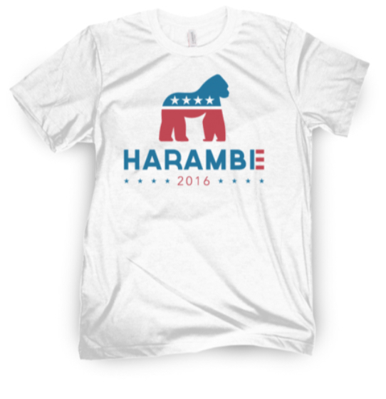 Harambe 2016 Unisex Tshirt