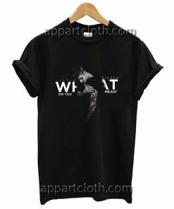 Justin Bieber What Do You Mean Unisex Tshirt