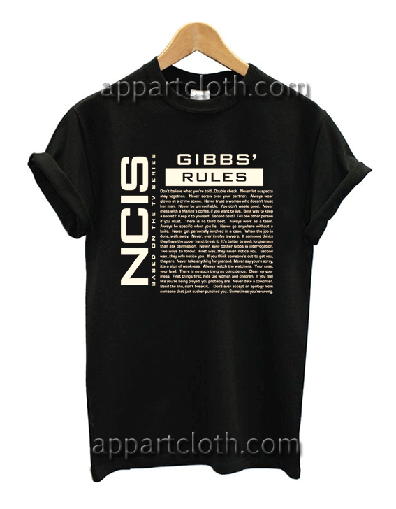 NCIS Gibs Rules Unisex Tshirt