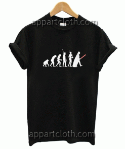 New Evolution Of Vader Starwars Light Saber Deathstar Unisex Tshirt