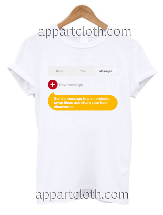 Send a massage to plan project Unisex Tshirt