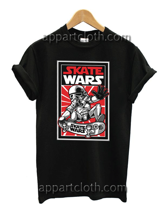 Skate Wars Star Wars Unisex Tshirt