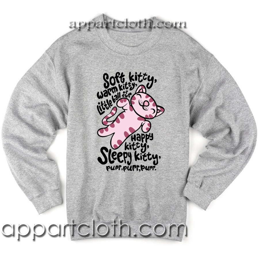 Sleepy Kitty Soft Cute Kitty Animal Sweatshirt