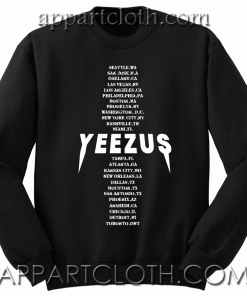 Yeezus Tour Kanye West Sweatshirt