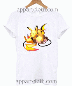 Pikachu and richu Unisex Tshirt