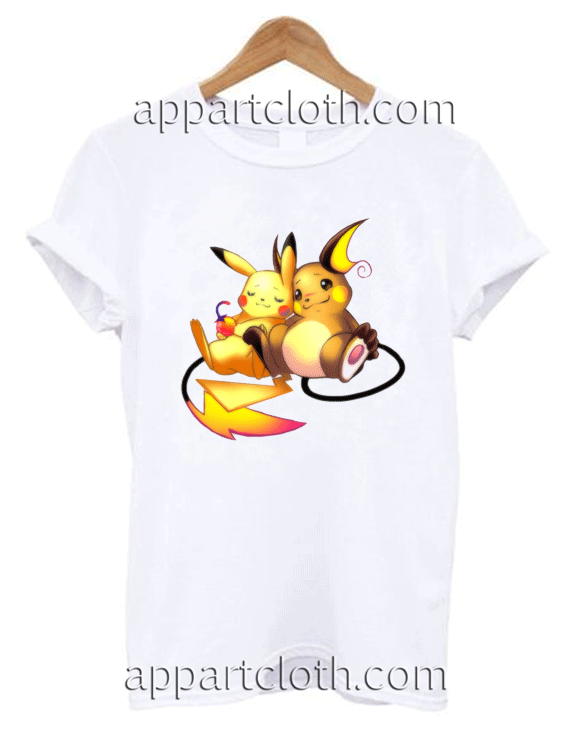 Pikachu and richu Unisex Tshirt