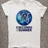 5 Second Of Summer Nebula T-Shirt Unisex Adults Size S to 2XL