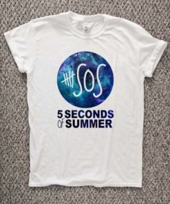 5 Second Of Summer Nebula T-Shirt Unisex Adults Size S to 2XL