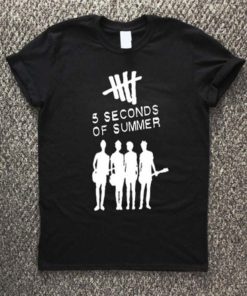 5 second of summer T-Shirt Unisex Adults Size S to 2XL