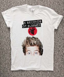 5 second of summer Luke Hemmings T-Shirt Unisex Adults Size S to 2XL