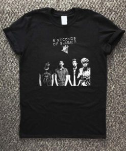 5 seconds of summer collage T-Shirt Unisex Adults Size S to 2XL