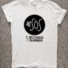 5 seconds of summer logo T-Shirt Unisex Adults Size S to 2XL