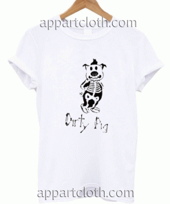 Dirty Pig Skeleton Unisex Tshirt