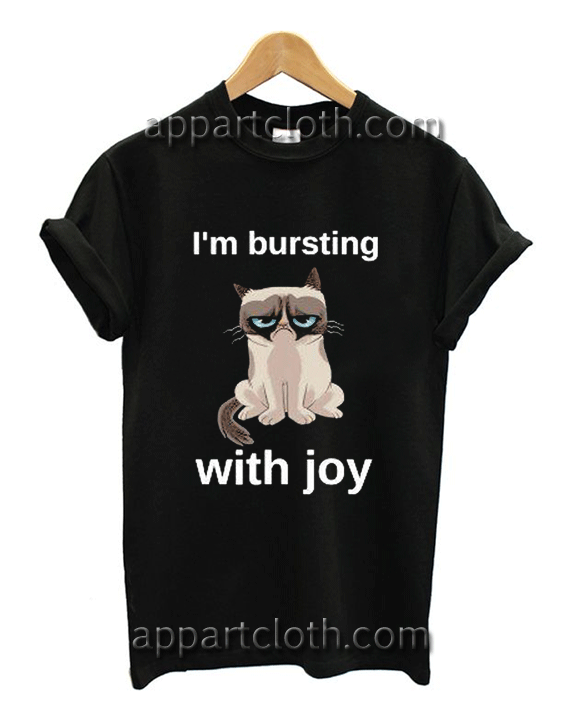 Grumpy Cat I'm Bursting With Joy Unisex Tshirt