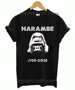 Harambe Gorilla-1999 - 2016 Unisex Tshirt