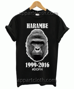 Harambe Gorilla DOFH Unisex Tshirt
