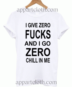 I give zero fucks Unisex Tshirt