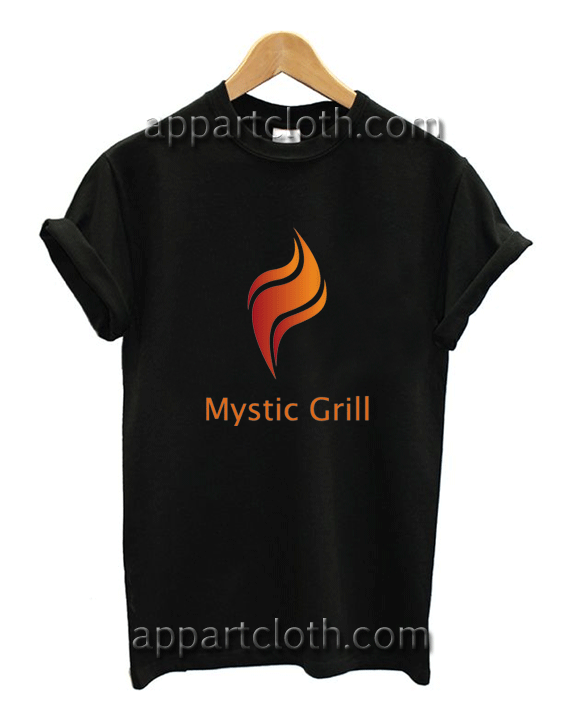 mystic grill logo T-Shirt Unisex Adults Size S to 2XL