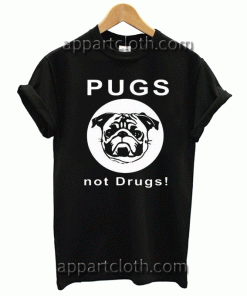 Pugs not drugs Unisex Tshirt