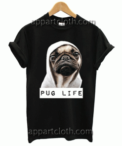 Thug life for a pug Unisex Tshirt