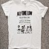all time low lyrics T-Shirt Unisex Adults Size S to 2XL