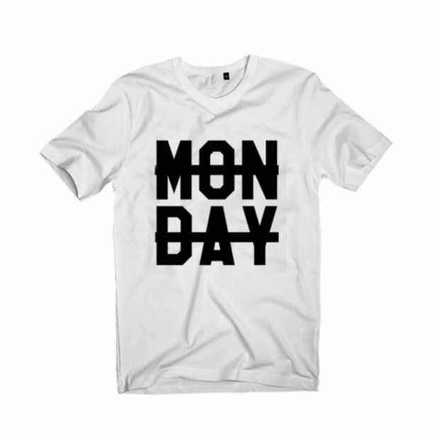 Monday Crossed Out Tshirt