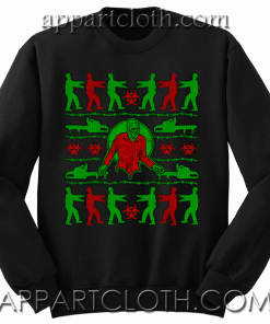 zombie-ugly-christmas-sweater-crewneck-sweatshirt-funny-zombies Sweatshirt