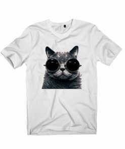 meow glasses Tshirt