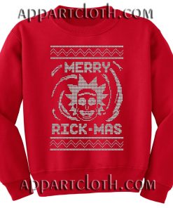 Rick mas Rick & Morty Inspired Christmas Unisex Sweatshirts