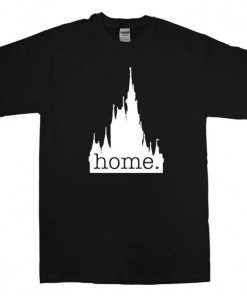 Disney castle home logo T Shirt Size S,M,L,XL,2XL
