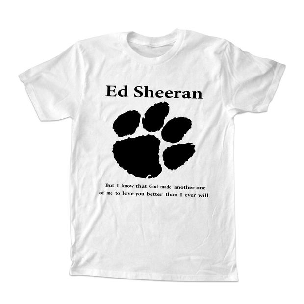 i love ed sheeran t shirt