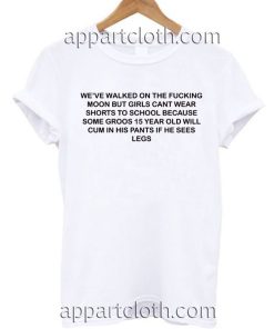 Walked On The Fucking Moon T Shirt Size S,M,L,XL,2XL