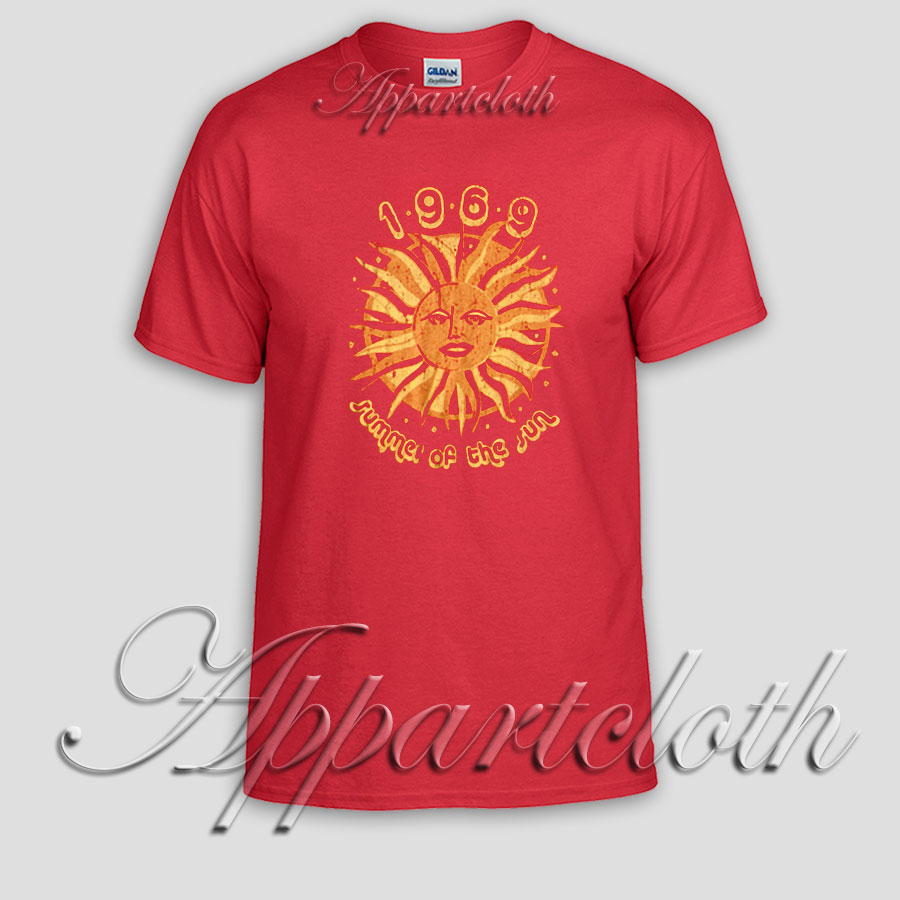 Summer Of The Sun T Shirt Size S,M,L,XL,2XL