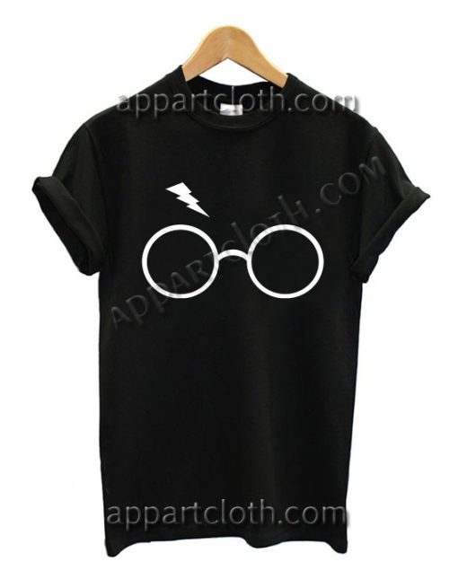 Harry Potter Glasses T Shirt – Adult Unisex Size S-2XL