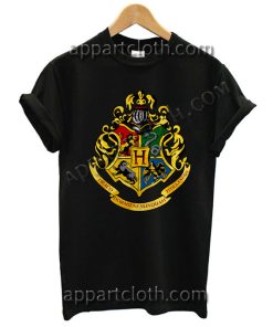 Hogwarts Logo T Shirt – Adult Unisex Size S-2XL