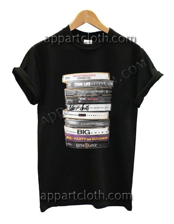 Thug life tupac shakur books T Shirt – Adult Unisex Size S-2XL