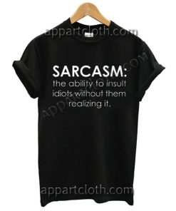 Definition of Sarcasm T Shirt Size S,M,L,XL,2XL