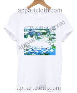 Water lilies monet T Shirt Size S,M,L,XL,2XL
