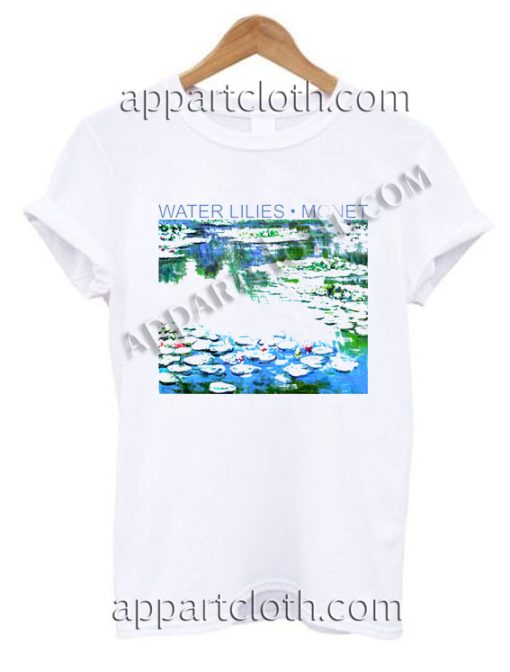 Water lilies monet T Shirt Size S,M,L,XL,2XL