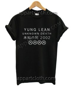 YUNG LEAN UNKNOWN DEATH Sad Boys T Shirt Size S,M,L,XL,2XL