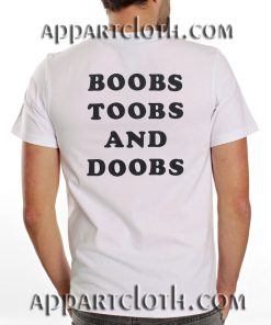 BOOBS TOOBS AND DOOBS T Shirt Size S,M,L,XL,2XL